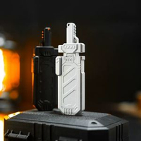 全城熱賣 - EDC上上簽無限位推牌指尖陀螺啪啪幣金屬解壓玩具甩牌多功能減壓裂空-銀色