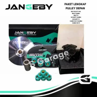 Paket Lengkap Kirian Depan JANGEBY BIG PULLEY K4L Beat Scoopy FI Karbu Vario 110 FI Pully Rumah Roll