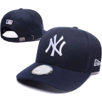 Topi besbol New Era New York Yankees 9FORTY, biru laut, saiz boleh laras, reka bentuk minimalis, ses