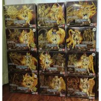 Bandai Anime Saint Seiya Cloth Myth EX Gold Set Golden 12pcs First Edition In Stock Anime Action Collection Figures Model Toys