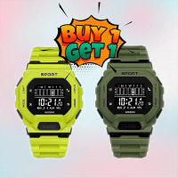 Jam Tangan Sukan Pasangan, Bentuk Persegi, Kalis Air, Set Dua Keping, Item Popular pada tahun 2025, 