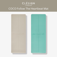 【Clesign】COCO Follow The Heartbeat Mat 瑜珈墊 4.5mm - 兩色可選 (椰子殼纖維添加)