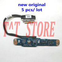 5 PCS/LOT NEW ORIGINAL FOR DELL ALIENWARE 17 R3 P43F POWER BUTTON BOARD W/CABLE LS-B753P DC020022F00 test good free shipping