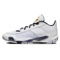 AIR JORDAN 38 LOW WHITE METALLIC GOLD BLACK