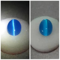 Batu blue cat eyes mata kucing HQ