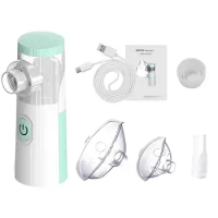 Breathing Machine Nebulizer Handheld Nebulizer Atomizer Sprayer Silent Operation Steam Inhaler Mesh Nebulizer Fine Mist For