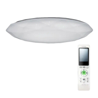 【TOSHIBA 東芝】調光調色吸頂燈 附遙控 80W 適用8-10坪(星鑽 LEDTWRGB20-01S)