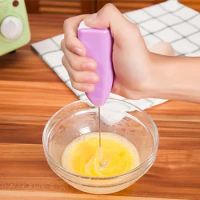 Cordless Electric Hand Mixer Battery Powered Small Plastic Metal Household Hand Mixer For Home Hotel
