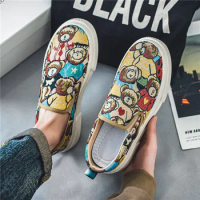 Boat Shoes Classics Fashion Slip-On Shoes Man Loafers Breathable Daily Casual Canvas Shoes
