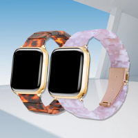 Resin Strap For Apple Watch Band Ultra 49mm 9 8 7 41mm 45mm 44mm 40mm Loop Bracelet For iWatch 6 se series 5 4 3 2 38mm 42mm