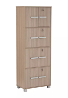 Joy Design Studio Naomi 4 Tiers Storage Cabinet with 8 Doors