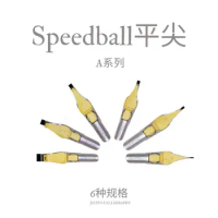 JY Calligraphy Speedball A Series Dipped Pen Flat Nib English Gothic and Italic Styles dip pen elasticity nib
