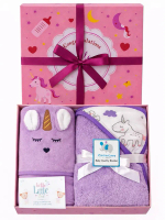 Hampers Bayi Kado Hadiah Bayi Newborn Set Selimut DF Topi & Handuk - Parsel Paket Hadiah Bayi Baru L
