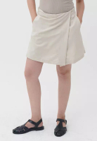 MISSISSIPPI Mississippi Asymmetric Skort Rok Celana Pendek Wanita LIN000489M Hitam