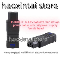1PCS FURUTECH Fi-C15 flat ultra-thin design power cable with tail power supply female head