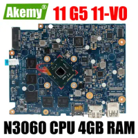 For HP Chromebook 11 G5 11-V0 laptop motherboard with N3060 CPU 4GB RAM 16GeMMC 900042-001 100% Tested