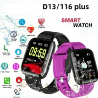 New 116 Plus Smart Watch Blood Pressure Monitor D13 Bluetooth Bracelet Heart Rate Monitoring Sport Tracker Pedometer PK D20