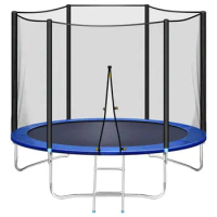 Manufacturer Child Trampolines for Adults with Enclosures Round 8FT Trampoline Outdoor with Safety Net