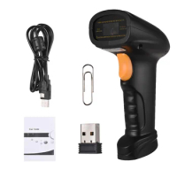 Aibecy 2-in-1 2.4G Wireless Barcode Scanner &amp; USB Wired Barcode Scanner Handheld 1D Bar Code Scanner Reader