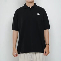 Polo AAPE HEAD PATCH POCKET WHITE BLACK POLO 100% ORIGINAL Size XL
