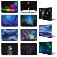 Glitter Moon Space for Macbook Air 13 Case Laptop M2 2022 13.6 Inch A2681 Cover for Apple Mac Book M1 2020 A2337 Shell A1466