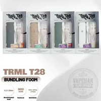 Pod Vape TRML T28 Pod Kit 28W 800Mah Bundling With Foom Authentic By TRML RAW BLACK
