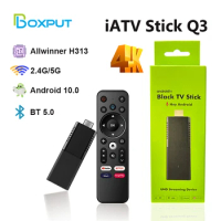 BOXPUT IATV Q3 Smart TV Stick Allwinner H313 16G 4K Android 10 TV Stick 5G WIFI BLE Media Player Mini Smart Tv Box