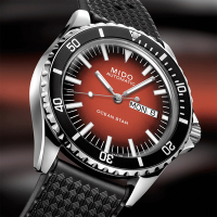 MIDO 美度 官方授權 Ocean Star 海洋之星 200米漸層潛水機械錶 送禮推薦-40.5mm M0268301742100