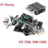 XY-T30L App Control 30W+30W Power Amplifier Board Module 2.0 Dual Channel Bluetooth-Compatible 5.1+AUX+U Disk+USB Sound Card
