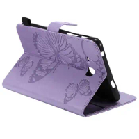 Butterfly Embossed Pattern Case for Samsung Galaxy Tab A A6 7.0 2016 T280 T285 SM-T285 7.0" Tablet Stand Capa Shell Cover Funda