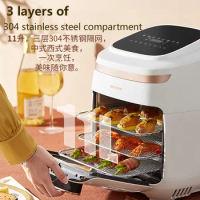 Air Fryer Oven Toaster Barbecue Machine Desktop Oven Touch LCD Visual Air Fryer