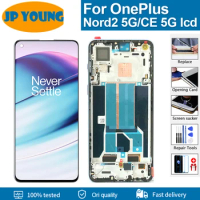 6.43" Original AMOLED For OnePlus Nord 2 5G Nord2 LCD Screen Display+Touch Panel Digitizer For OnePlus Nord CE 5G lcd EB2101 LCD