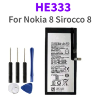 New Battery HE333 For Nokia 8 Nokia8 N8 N 8 Sirocco HE 333 Phone Bateria +Free Tools