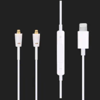 Audio Cable with Remote mic For Shure SE846 SE535 SE425 SE315 SE215 AONIC 3 4 5 AONIC 215 Earphones FIT iPhone