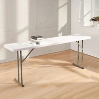 【品築家具】塑鋼折合桌 180X45.5(貨品僅能配送至一樓不定位及上樓)