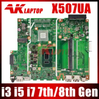 X507UA Notebook Mainboard I3 I5 I7 CPU for ASUS X507UAR A507UA R507UA F507UA Y5000UA Laptop Motherboard Mainboard