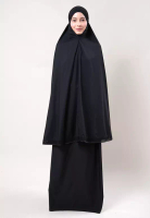 SITI KHADIJAH Siti Khadijah Telekung Modish Ashdeen in Black