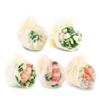 【果貿吳媽家水餃】新朋友限定5盒組 共120顆(高麗菜蝦*1+韭菜蝦*1+韭黃蝦*1+高麗菜鮮肉*1+韭菜鮮肉*1)