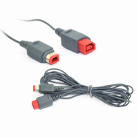 50-100pcs 3M Sensor Bar Extension Cable wire Game Extender Cord for Wii receiver