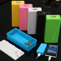 5600mAh 2X 18650 USB Power Bank Battery Charger Case DIY Box For iPhone For Smart Phone MP3 Electronic Mobile Charging