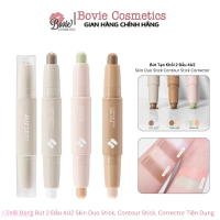 Giảm giá Tạo Khối Bắt Sáng Thỏi Dạng Bút 2 Đầu 4U2 Skin Duo Stick, Contour Stick, Corrector Tiện Dụn