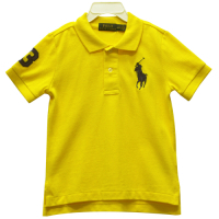Ralph Lauren 童裝刺繡數字3經典大馬短袖POLO衫
