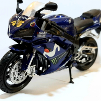 Diecast motor 1:12 yamaha custom v46 motogp lose miniatur motorGp