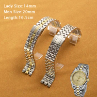 New 14mm Solid Stainless Steel Band Bracelet Strap For Tudor Monarch Watch 316L