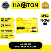 HASSTON 4120-033 TANG SKUN HIDROLIK 16-240MM - TANG KRIMPING HIDROLIK KABEL DAN LOGAM 16-240 MM - TA