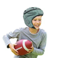 Flag Football Hat Youth Soft Safety Rugby Headguards Padded Headgear With Adjustable Strap Protective Hat For Youth Kids