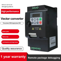 Inverter Motor, 220V 380V, Pengawal Kelajuan 3 Fasa, Pemacu Frekuensi Boleh Ubah, Tersedia dalam 0.7