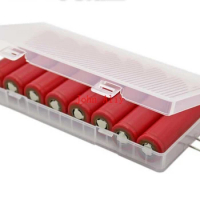 Hot selling 8X18650 Battery Holder Case 18650 Battery Storage Box with Hook Holder
