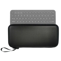 New Arrival Skin Protective Travel Storage Bag Case for Logitech Wireless BT Keyboard K380 Strap Handbag