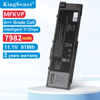 KingSener 11.4V 91WH MFKVP Laptop Battery For Dell Precision 7510 7520 7710 7720 M7710 M7510 T05W1 1G9VM GR5D3 0FNY7 M28DH